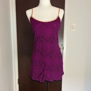 Y2k Juicy Couture Cheetah Print Slip Dress